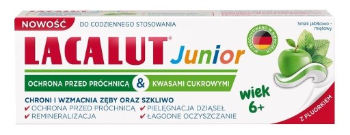 LACALUT Junior zubná pasta pre deti od 6 rokov 55ml
