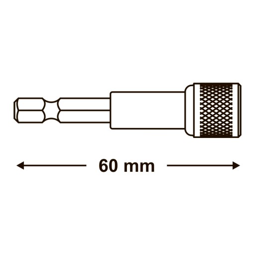 Držiak bitov, magnetický 1/4