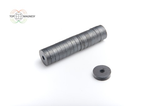 Feritový prsteňový magnet MP 20x5x5 F30, sada 10 kusov