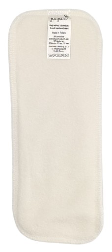 MALÁ bambusová vložka + microfleece, 4 vrstvy Pupus