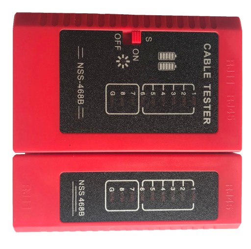 TESTER SIEŤOVÝCH KÁBLOV RJ45 RJ12 RJ11 POUZDRO