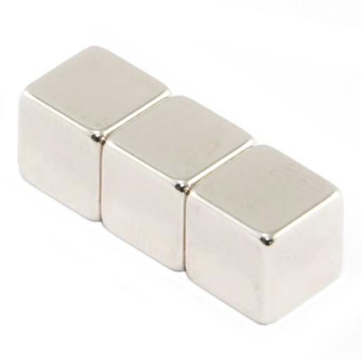 NEODYMOVÝ MAGNET 10x10x10 N38 - 3 KS