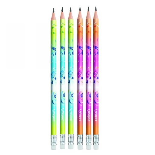 Ceruzka S GUMA HB MINI CUTE MAPED WZ1