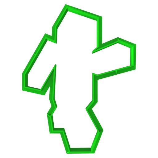 Formička na vykrajovanie sušienok Minecraft Man 3 10cm
