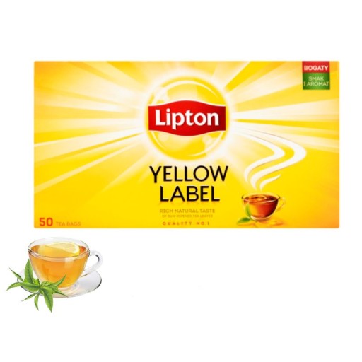 Lipton čierny expresný čaj Yellow Label 50 sáčkov x 2g