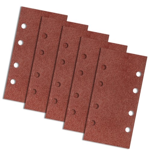 Brúsny papier na suchý zips 93 x 185 mm, K80, 5 ks, s