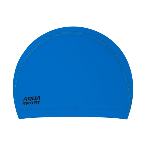 Plavecká čiapka Aqua-Sport PU Blue pre dospelých do bazéna
