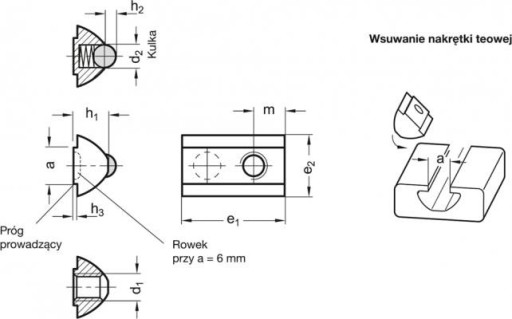 MATICA T-HAM T8 GROOVE PROFIL GUĽA M5