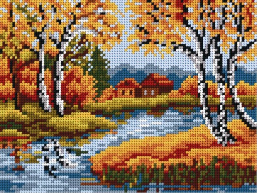 Plátno 18x24 Ariadna 5007 na krížikový steh - S POTLAČOU