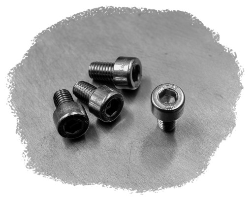 M3x8 KONOPNÁ POMOCNÁ SKRUTKA INOX, NEREZ NEREZ A2 912 (50)