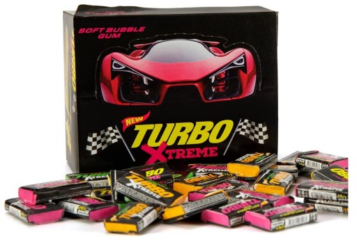 ŽUVAČKY Turbo Xtreme GUM 100 kusov 450g