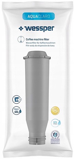 FILTER Wessper AquaClaro pre kávovar Bosch Simens AEG Krups Nivona