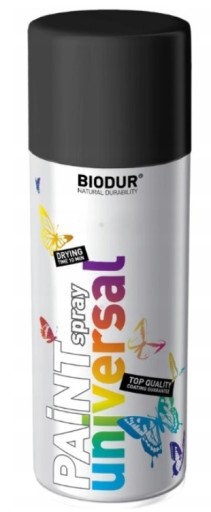 BIODUR Spray 400ml Ral9005 Matná čierna