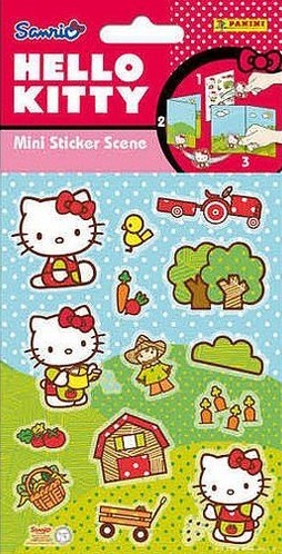 NÁLEPKY HELLO KITTY NÁLEPKY SÚPRAVA SCENE NÁLEPKOV
