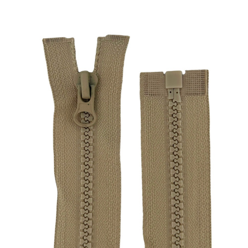 ČLENKOVÝ Zips #5 - 55 CM - TMAVÝ PIESOK