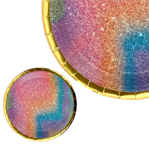 NARODENINOVÉ PAPIEROVÉ TANIERE Party Galaxy 18 cm