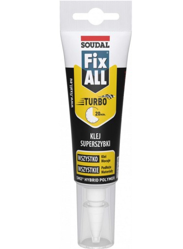 Elastické lepidlo Soudal Fix All Turbo 125 ml