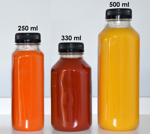 PET fľaša s uzáverom 330ml fľaše na pitie 10 ks.