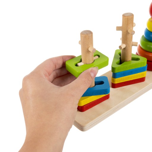 Drevená hračka na triedenie puzzle hračiek ako darček pre deti