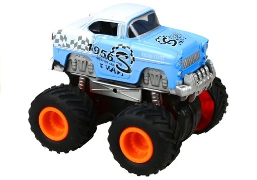 Auto 4x4 klasický model na veľkých kolesách 4 farby