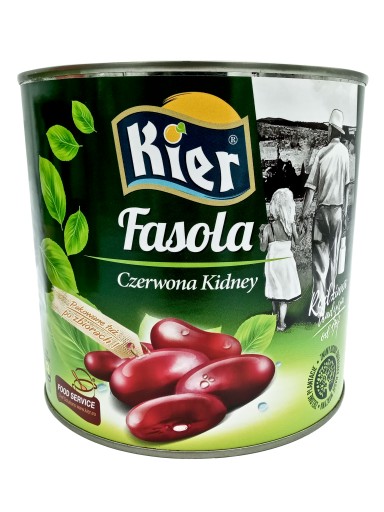 Červená fazuľa Kier 2500 g plechovka