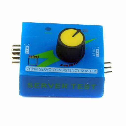 Smart Tester pre servá a regulátory ESC, 3 výstupy, 3 režimy