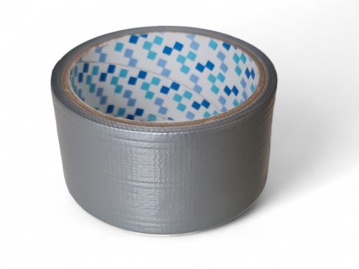 STRIEBORNÁ VYZTUŽENÁ OPRAVNÁ PÁSKA DUCT TAPE 48/10m SILNÁ VODEODOLNÁ