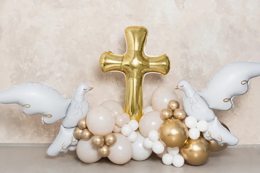 Communion Cross fóliový balón - 91 x 63 cm