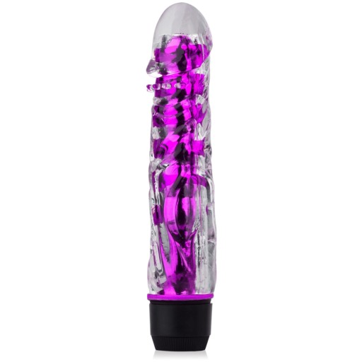 MÄKKÝ GÉLOVÝ VIBRÁTOR PENIS TVAR SEX MASÁŽER