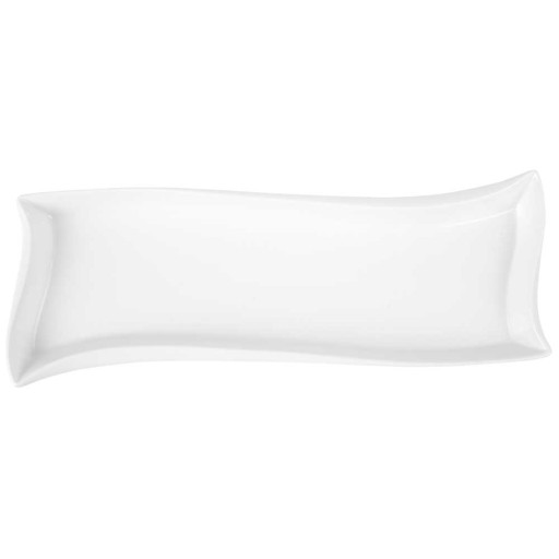 Porcelánový tanier Salsa Fala 26 x 10 cm biely AMBITION