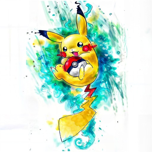 DIAMANTOVÁ VÝŠIVKA DIAMANTOVÁ MOZAIKA SET XXL 5D PRE DETI 30*40 PIKACHU
