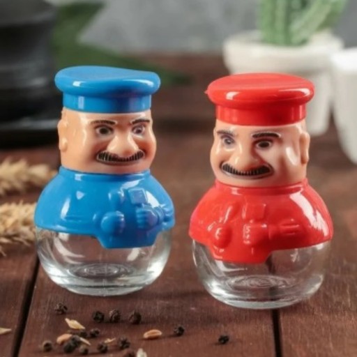 SKLENENÁ NÁDOBA KUCHÁRA REŤAZ NA SOĽ A PORENIE
