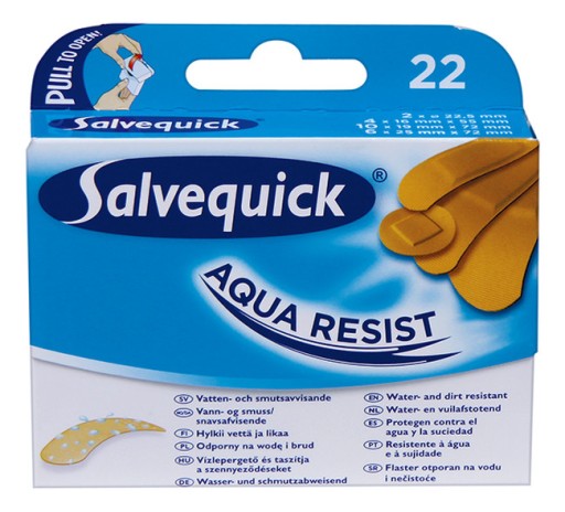Plast.SALVEQUICK Aqua Resist 22 ks - 1 bal.