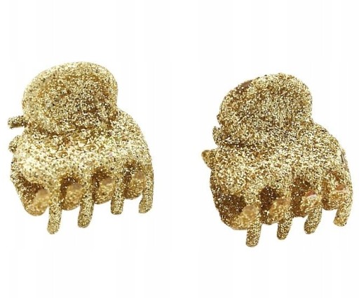 ZLATÉ GLITTROVÉ KRÁLIČKOVÉ SVIEČKY 1,5 cm 2 KS