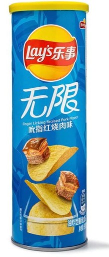 Lay's Stax Black Truffle Black Pepper