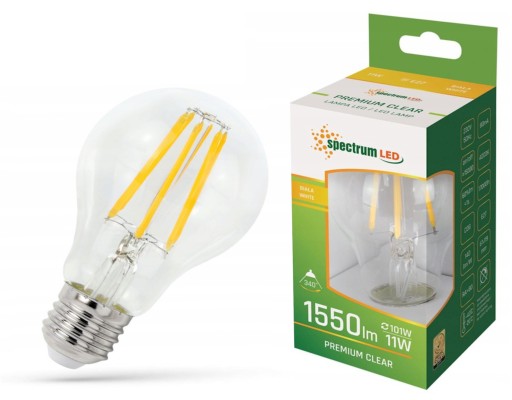 Spectrum LED E27 11W 1550 lm A++ Prémiová žiarovka