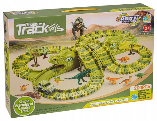 AUTOMOBIL NA AUTOTRAŤ DINOSAUR DINO PARK TRACK