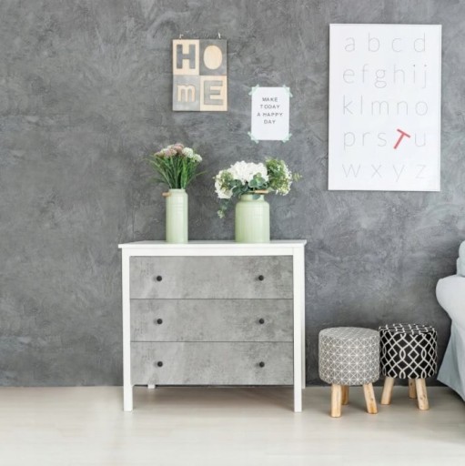 67,5 cm Dekoratívna samolepiaca nábytková dyha Concrete Grey