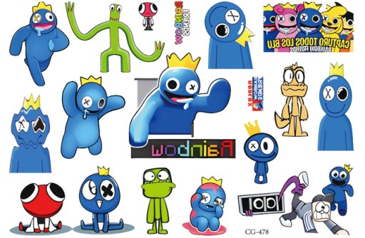 RAINBOW FRIENDS CG478 umývateľné tetovanie pre deti