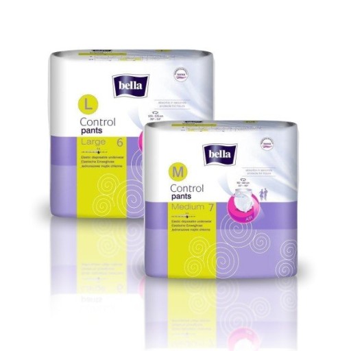 Absorpčné nohavičky Bella Control Pants 6 ks L