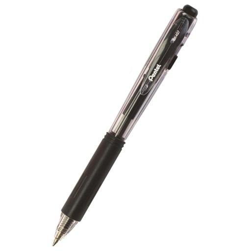 Ekonomické čierne guľôčkové pero 0,7 mm PENTEL BK437 x3