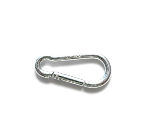 POZINKOVANÁ KARABÍNA NA LANÁ 4MM 4X40mm PLATNÁ