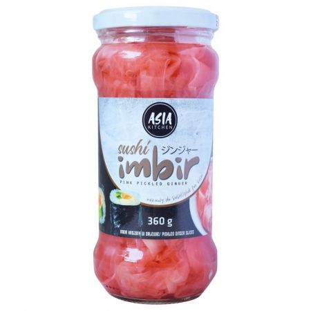 Asia Kitchen Nakladaný ružový zázvor 360g