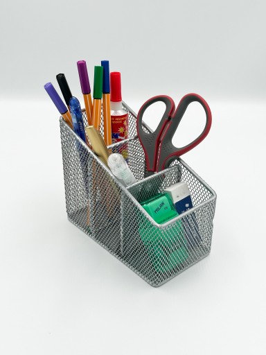 Šikmý stolový organizér Silver TOOLBOOKS