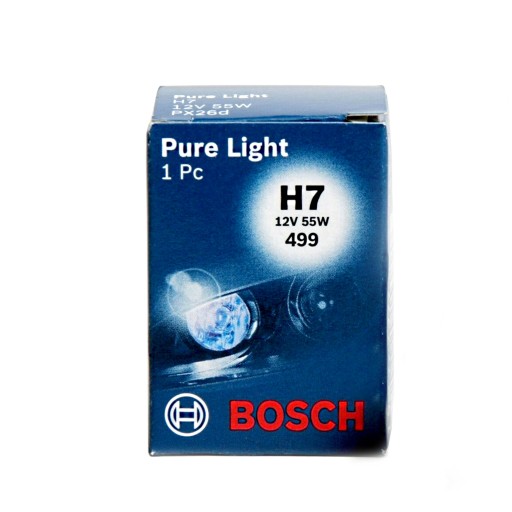 BOSCH žiarovka 1 987 302 777 ŽIAROVKA H7 12V 55W PX26D PURE LIGHT 1 ks