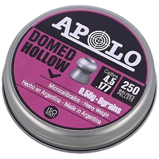 Apolo Premium kupolovité duté pelety 4,5 mm (E19202)