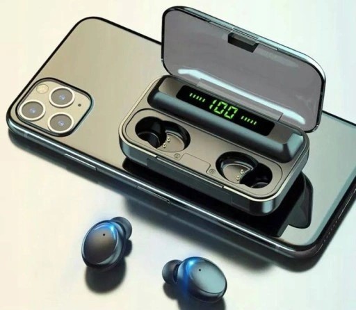 BEZDRÔTOVÉ SLÚCHADLÁ BLUETOOTH 5.1 + POWERBANK