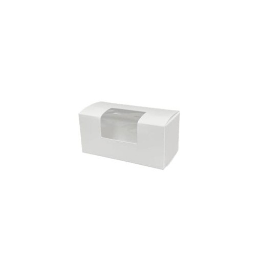 KRABIČKA NA TORTY S OKIENKOM 17x10x10CM BIELA 3KS
