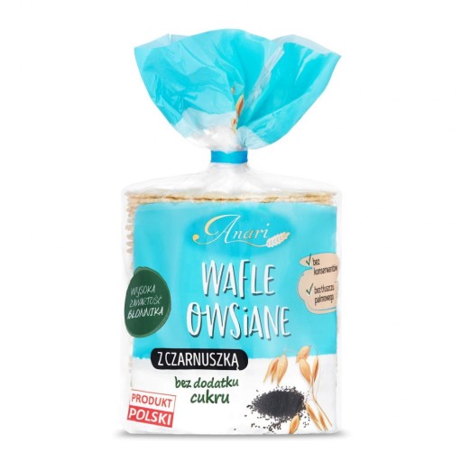 ANARI ovsené oblátky s čiernym kmínom 120g