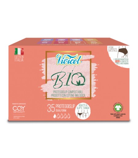 Dualform hygienické vložky 35 ks Vivicot Bio